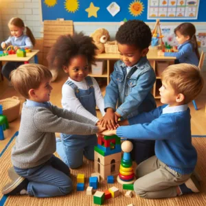 Emotional Intelligence In Preschoolers - Children Engaged In A Cooperative Play Activity, Fostering Empathy